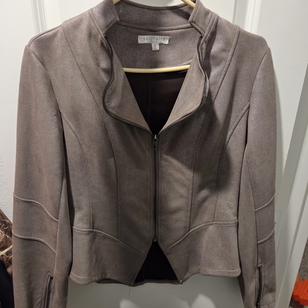 Solitaire Gray Blazer - Picture 2 of 3